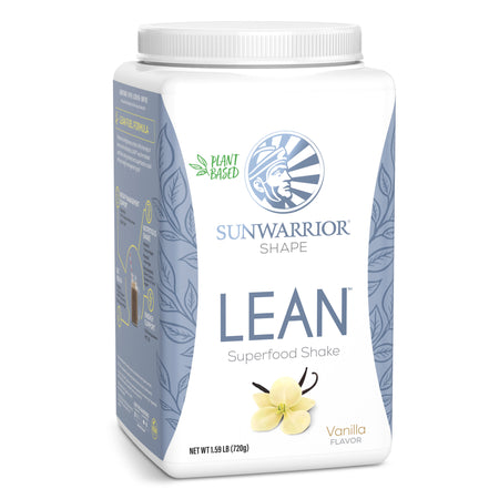 Lean Superfood Shake - Vanilla Plant-based Protein Sunwarrior 20 Servings