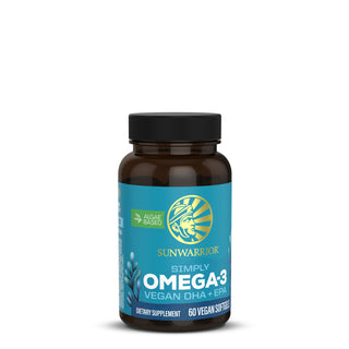 Simply Vegan Omega-3 Vitamins & Supplements Sunwarrior 30 Servings