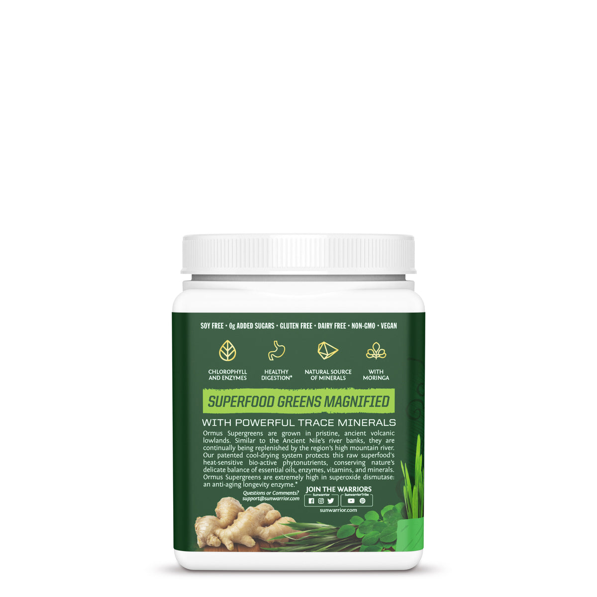 USA SuperGreens 225g Left