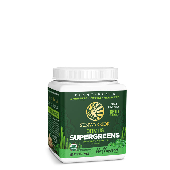 USA SuperGreens 225g ThreeQuarter