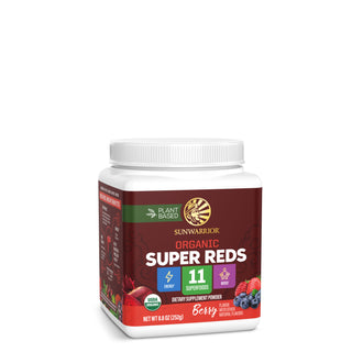 Organic Super Reds Powder Superfood Supplements Sunwarrior 28 Servings