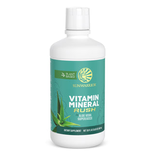 Vitamin Mineral Rush in Aloe Vera Superjuice Vitamins & Supplements Sunwarrior 30 Servings