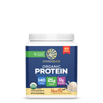 Organic Protein for Performance with BCAAs - Warrior Blend Vanilla Plant-based Protein Sunwarrior