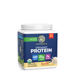 Organic Protein for Performance with BCAAs - Warrior Blend Vanilla Plant-based Protein Sunwarrior 14 Servings