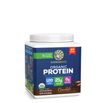 Organic Protein for Performance with BCAAs - Warrior Blend Chocolate Plant-based Protein Sunwarrior 14 Servings