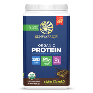 Organic Protein Warrior Blend Performance + BCAAs Plant-based Protein Sunwarrior