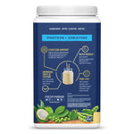 Protein for Strength with 5g Creatine - Warrior Blend Vanilla Plant-based Protein Sunwarrior