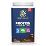 Protein for Strength with 5g Creatine - Warrior Blend Chocolate Plant-based Protein Sunwarrior