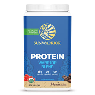 Warrior Blend Organic Protein - Mocha Plant-based Protein Sunwarrior