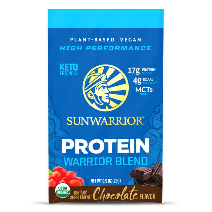 WarriorBlend SinglePacket Chocolate Front