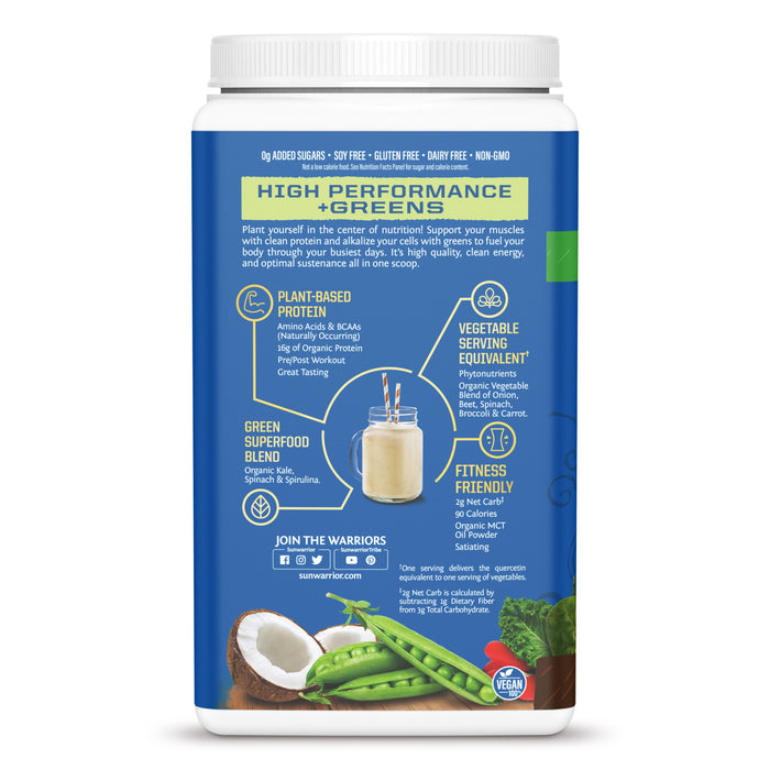 WarriorBlend Greens 750g Chocolate Left