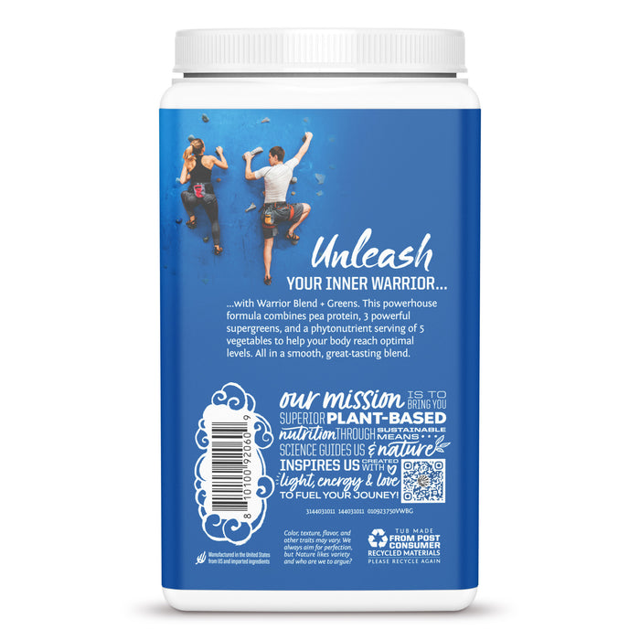 Warrior Blend Greens 750g Vanilla Back