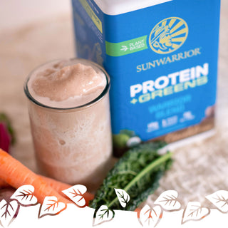 Warrior Blend Protein Plus Greens Plant-based Protein Sunwarrior   