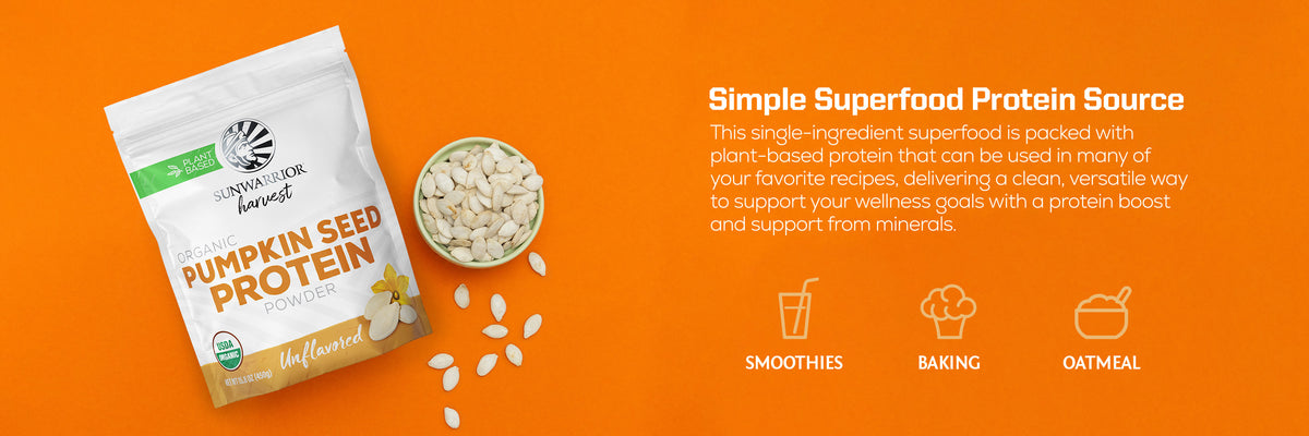 Pumpkin Seed Protein - Life style banner image desktop