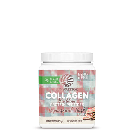 Collagen Building Protein Peptides Peppermint Bark - 7 Servings Plant-based Protein Sunwarrior