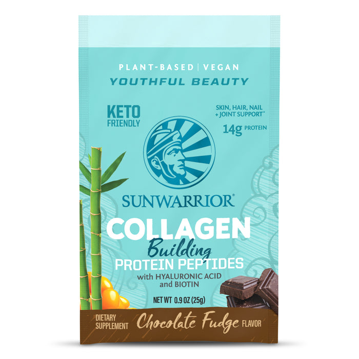 Single Serving Packets Plant-based Protein Sunwarrior Collagen Building Protein - Chocolate 1 Packet