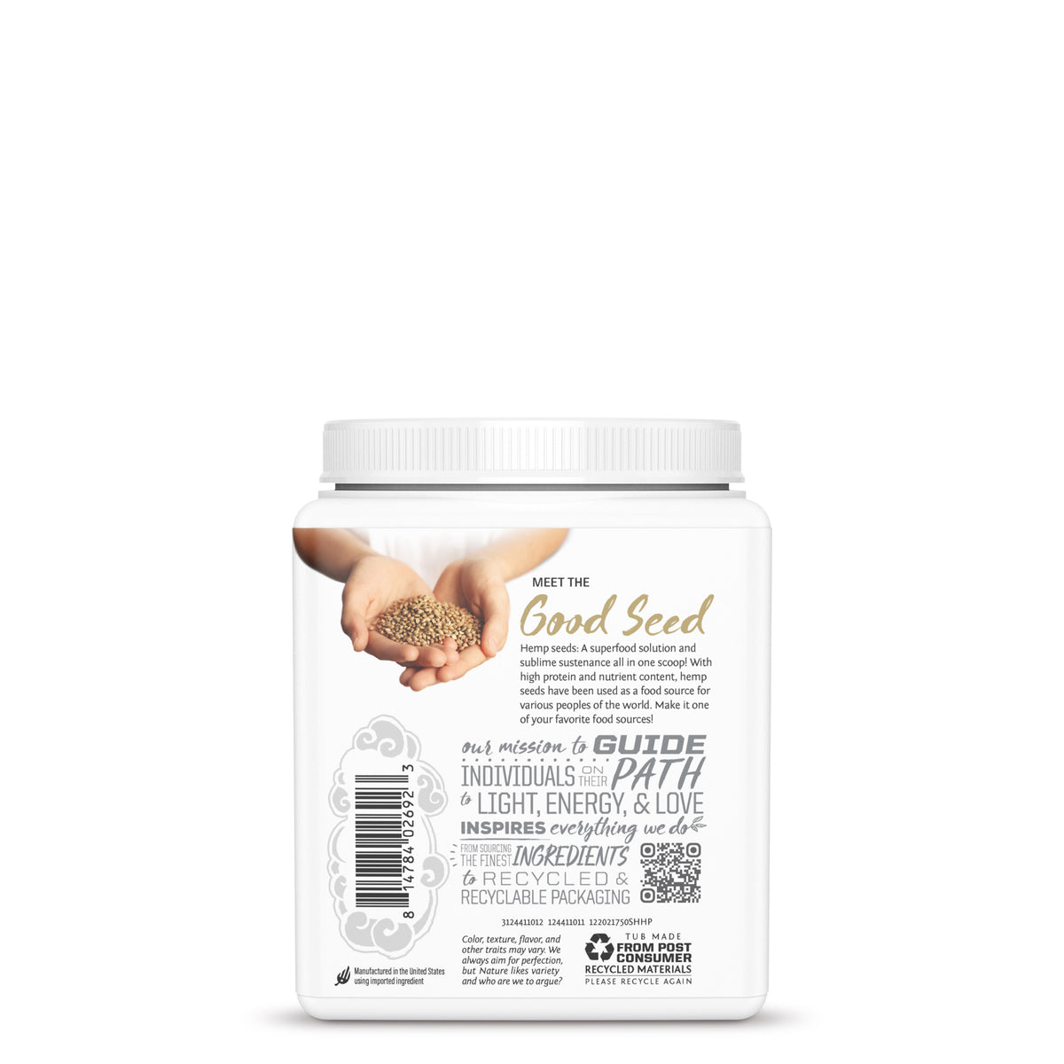 Organic Hemp Protein Powder Plant-based Protein Sunwarrior