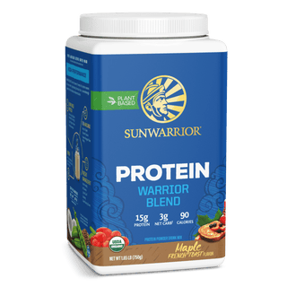 Warrior Blend Organic Protein - Maple French Toast Plant-based Protein Sunwarrior 30 Servings