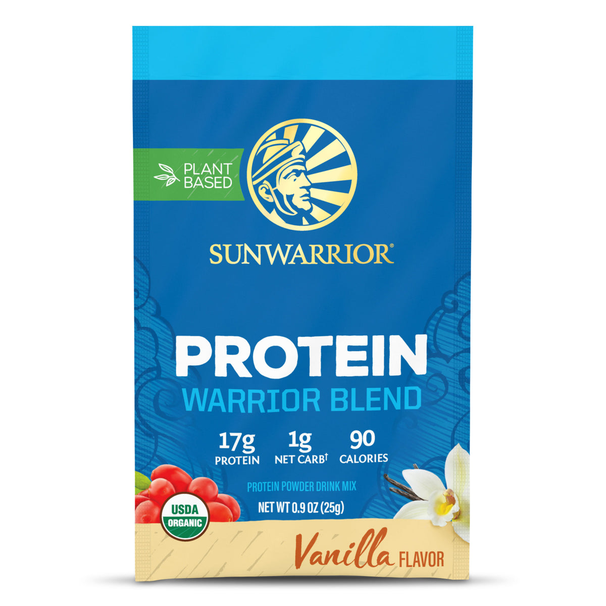 Single Serving Packets Plant-based Protein Sunwarrior Warrior Blend Protein - Vanilla 1 Packet